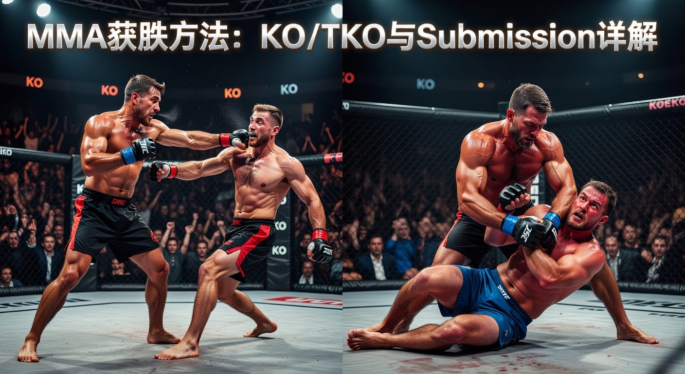 MMA方法 method of victory KO/TKO Submission 详解