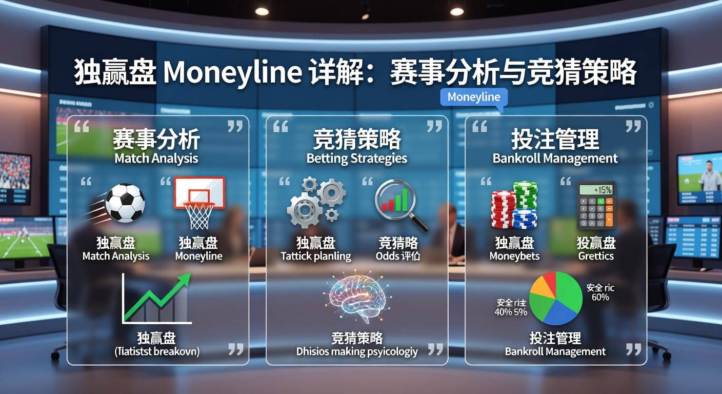 独赢盘 moneyline：规则、判断逻辑与实战思路