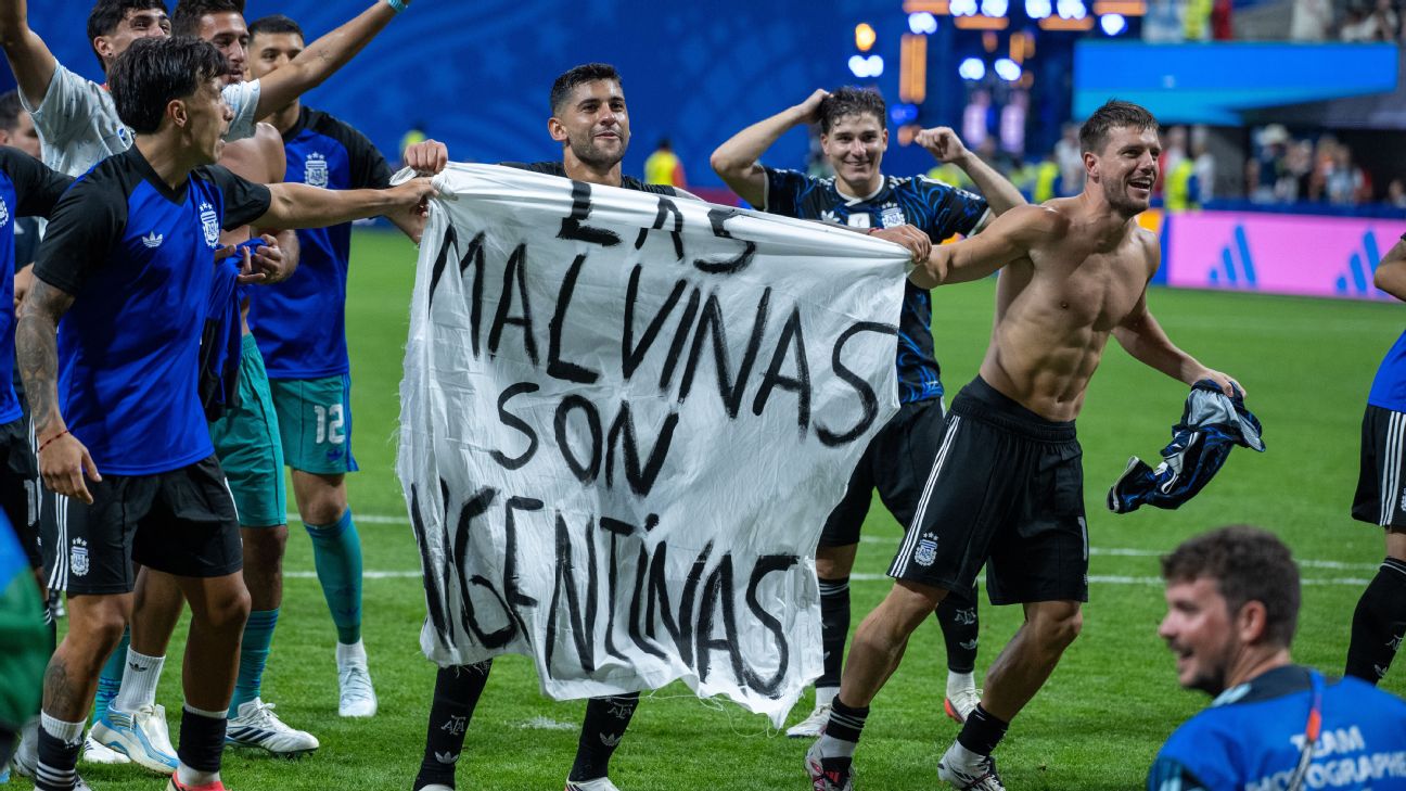 阿根廷世界杯球场标语引争议 英政府称不当并敦促FIFA调查